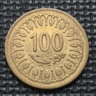 *TUNEZJA [0403]*100 milimów 1996 (Dinar tunezyjski) Republika Tunezyjska