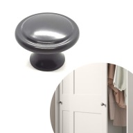 IKEA HAUGA UCHWYT GAŁKA SZARA 35MM HEDRA BRIMNES HEMNES PAX METOD BESTA