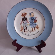 Talerz kolekcjonerski porcelana