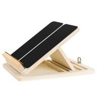 Drewniana deska skośna do rozciągania łydek na kolana Kostka Antypoślizg.(9