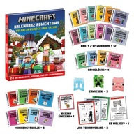KALENDARZ ADWENTOWY MINECRAFT KOLEKCJA KSIĄŻEK ZESTAW PREZENT DLA DZIECI