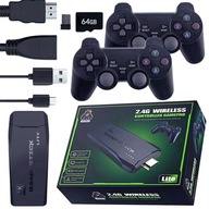 Konsola retro TV z 20 000 grami HDMI i dwoma padami bezprzewodowymi 64 GB