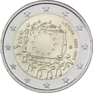 Litwa 2015, 2 euro okolicznościowe - Flaga Europy - mennicza