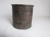 MIEDZIANY GÓRALSKI HUCULSKI KUFEL NA PIWO - HUCUŁ