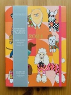 Kalendarz planer książkowy Molly & Rex angielski 2024 psy pieski