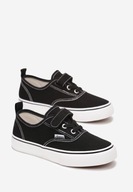 Czarne Tenisówki przed Kostkę z Rzepem R 37