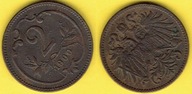 AUSTRIA 2 Heller 1900 r.