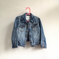 Świetna kurtka jeansowa NEXT 122 klasyczna dziewczęca