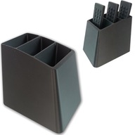 Organizer Na 3 Piloty Stojak 3-Komorowy Czarny