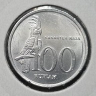 *INDONEZJA [0811]*100 Rupii 1999r. 100 RUPIAH, Ptak Kakadu (ornitologia)