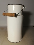 Stara emaliowana kanka bańka na mleko 3L z czasów PRL-u