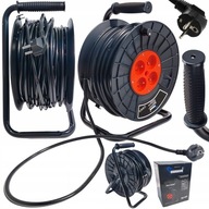 PRZEDŁUŻACZ BĘBNOWY BUDOWLANY DO OGRODOWY 50M 3x2.5 KABEL LISTWA CE