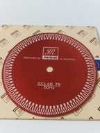 TARCZA STROBOSKOPOWA DESIGNED BY jR AUDIO IN SWEDEN ALUMINIUM