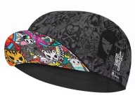 Czapka kolarska elastyczna rowerowa z nadrukiem