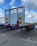 MAX Trailer MAX Trailer 3 osiowa platforma 2 x tele, hydrauliczny skret osi