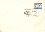 STALINOGRÓD -STADION ŚLĄSKI -koperta 1956 rok stempel ozdobny
