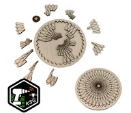 Układanka Logiczna Montessori Puzzle - Mandala