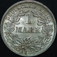 Niemcy - 1 Marka 1915 F - menniczy egzemplarz