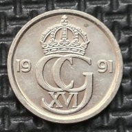 *SZWECJA [0073]*10 ore 1991 (SVERIGE) Król Karol XVI Gustaw Korona Monogram