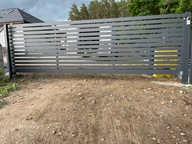 Brama furtka aluminiowa