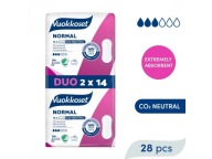 PODPASKI NORMAL BEZ SKRZYDEŁEK BEZ CHLORU DUOPACK 28SZT VUOKKOSET