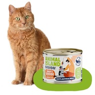 Animal Island Karma mokra dla kota Mus Indyk z Gęsią 200g