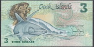 Wyspy Cooka 3 Dollars 1987
