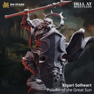 Sun Paladin Kigari Solheart - DM Stash - figurka RPG DnD D&D - druk 3D 14K