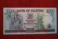 UGANDA, 1000 SHILINGI, 1991, P-34a, UNC, RZADKI