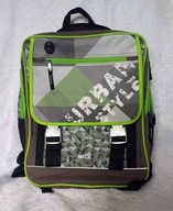 PLECAK TURYSTYCZNY, SZKOLNY SZARO-CZARNY MICA