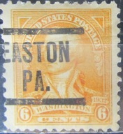 USA stary znaczek z nadrukiem (2/13