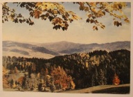 PIENINY. Widok na Pasmo Lubania, 2 ORYGINALNE CIEKAWE PIECZĄTKI - IV ZLOT