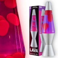Lampa Lava z Ruchomą Lawą Fioletowa Lampka Nocna Ozdoba Dekoracja