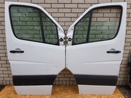 MERCEDES SPRINTER 906 CRAFTER 2006-2018 LEWE PRZEDNIE DRZWI BIAŁE