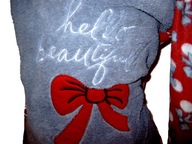 DUŻA Piżama CIEPŁA PUSZYSTA POLAROWA r. XXL