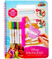 Zestaw Kreatywny XL Ścieralny 3w1 Łamigłówki Gry Kolorowanki KSIĘŻNICZKI