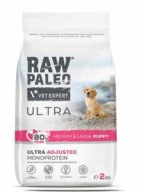 Raw Paleo Ultra Pork Puppy M/L wieprzowy dla szczeniąt 10kg +przesył gratis