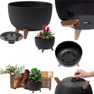 DONICZKA MISA DONICA MISA ROMA 24 CZARNA PRĄŻKOWANA NA NÓŻKACH LAMELA