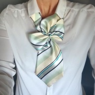 Ozdobny krawat dla kobiet