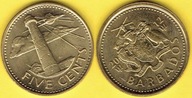 BARBADOS 5 Cents 2012 r.
