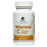 Witamina C 1000 mg (kwas l-askorbinowy) 60 kaps– odporność i antyoksydacja