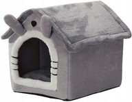 BUDA DLA PSA KOTA DOMEK BUDKA LEGOWISKO PLUSZOWA MIEKKA CIEPLA NA ZIME 2W1