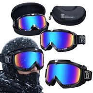 GOGLE NARCIARSKIE SNOWBOARDOWE REGULOWANE FILTR UV ODPORNE MĘSKIE OTG