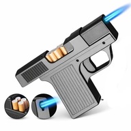 PAPIEROSNICA 10 PISTOLET PAPIEROSÓW ZAPALNICZKA SZLUGUN