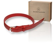 PASEK DAMSKI SKÓRZANY SKÓRA NATURALNA KLAMRA METALOWA RĘCZNIE NA ZAMÓWIENIE