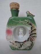 Japonia karafka do sake figurka pieska, malowany krokodyl