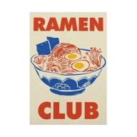 "Japońska Miska" – Dekoracyjny Plakat Kuchenny dla Fanów Ramen