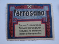 Ferrosana - środek do metali - zalepka reklamowa