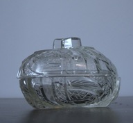 szklana bombonierka PRL