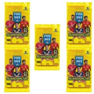ZESTAW 5 SZT PACZEK KART PANINI FIFA 365 ADRENALYN XL 2026 Z PIŁKARZAMI